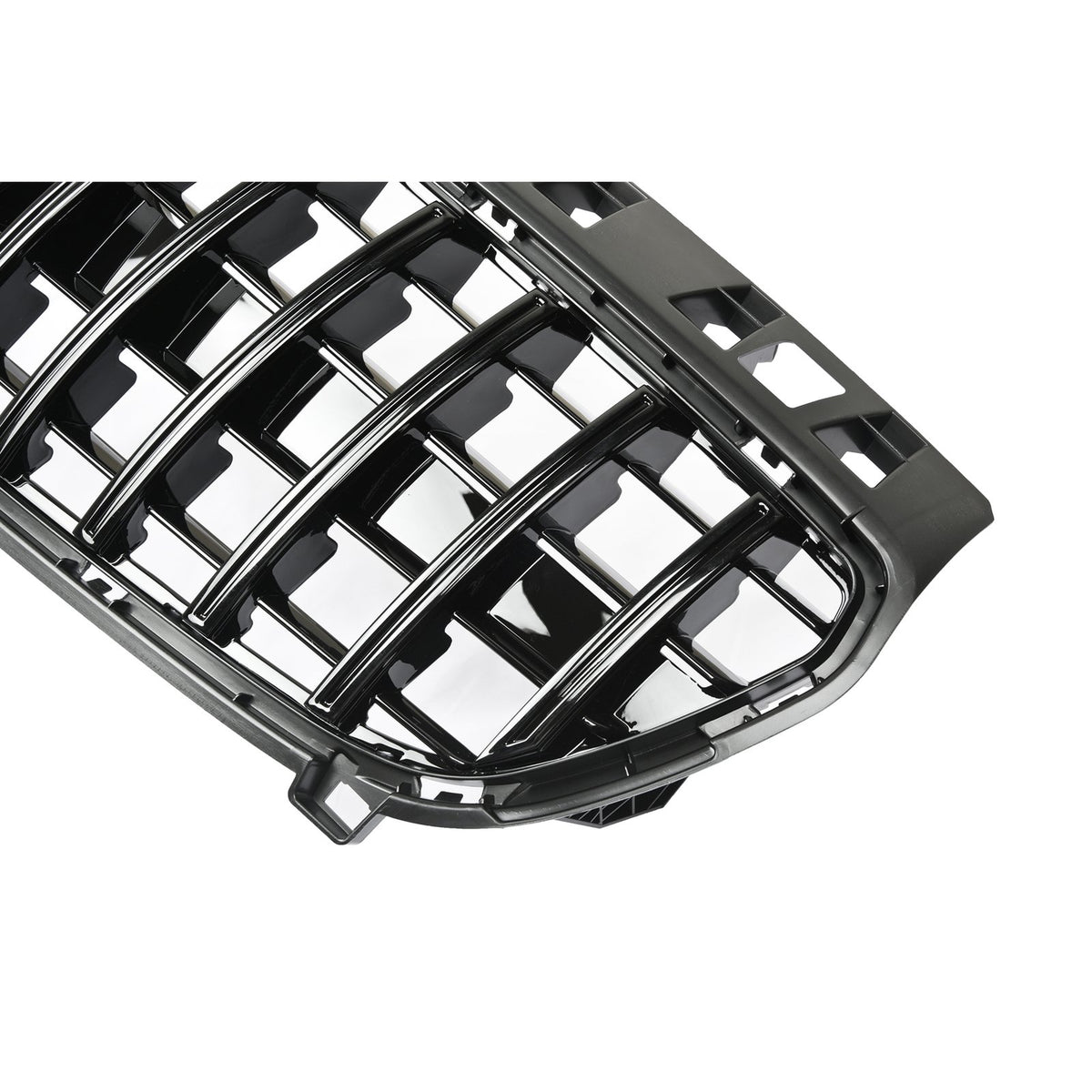 Atrapa Grill GT STYLE Mercedes A-Class W176 CZARNY POŁYSK 07/2012–09/2015 (PRE-FACELIFT)