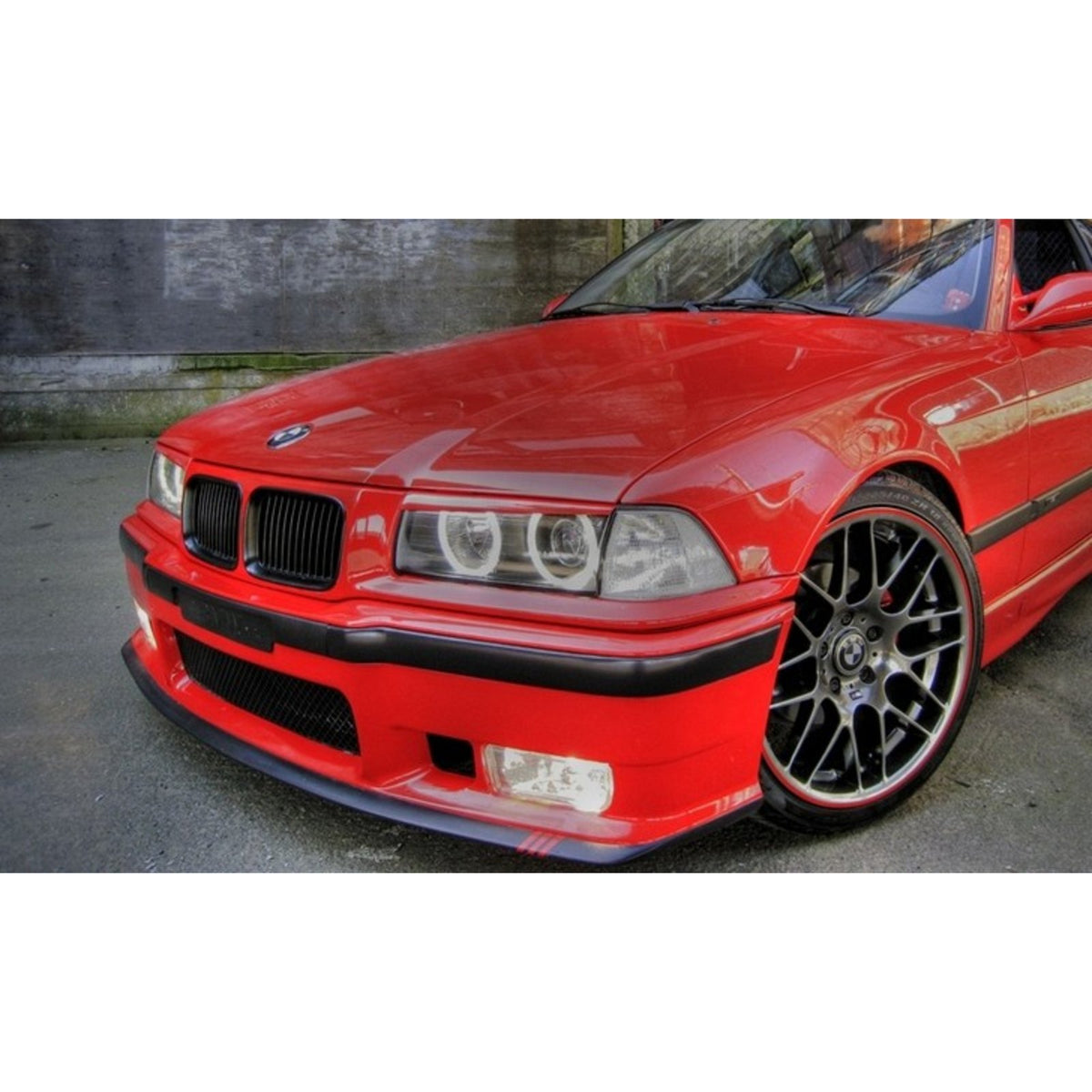 Atrapa Grill Nerki BMW E36 Sedan Coupe (1996-2000) LCI MP Style Czarny Połysk