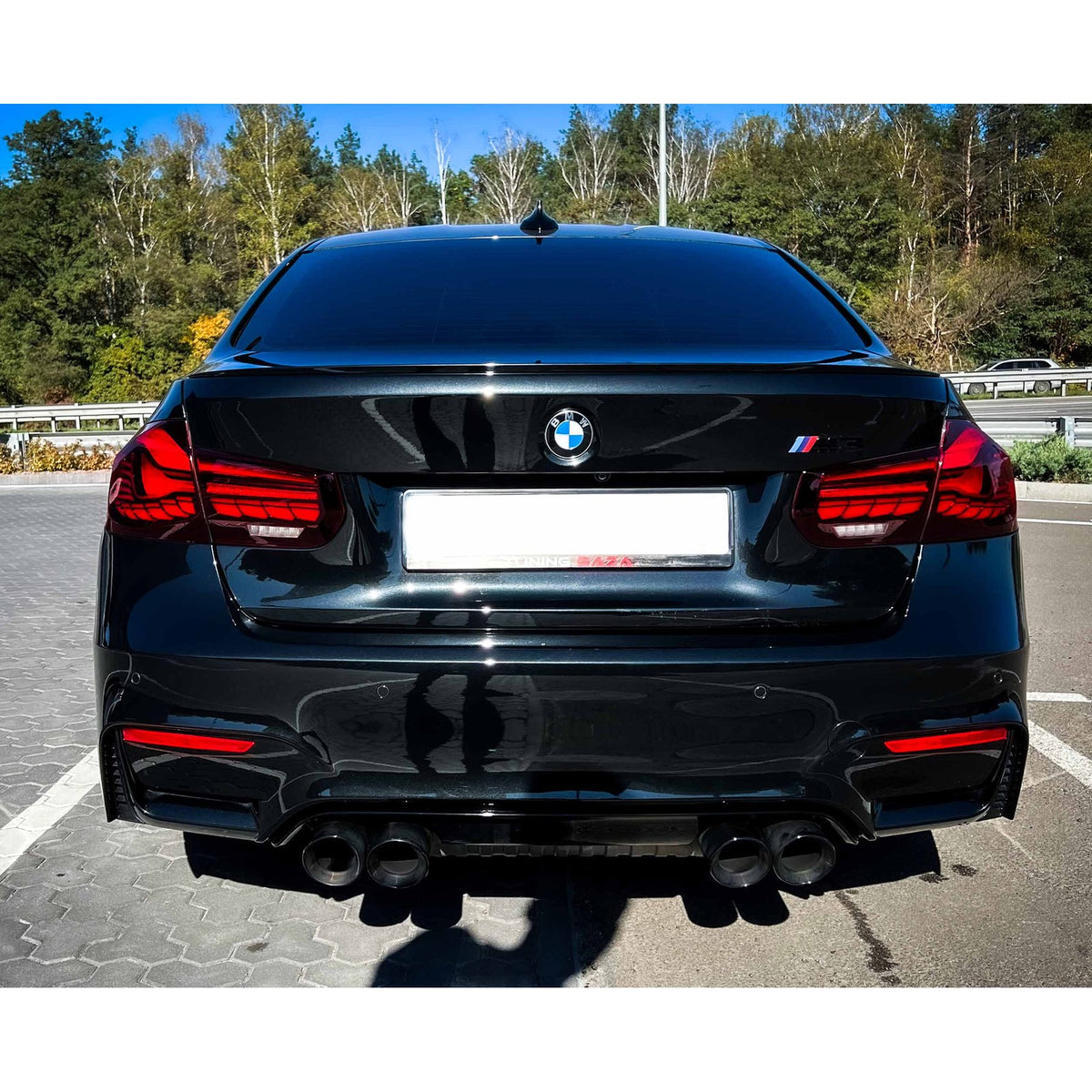 Lampy Tylne Tył BMW F30 F80 GTS Style Czerwone