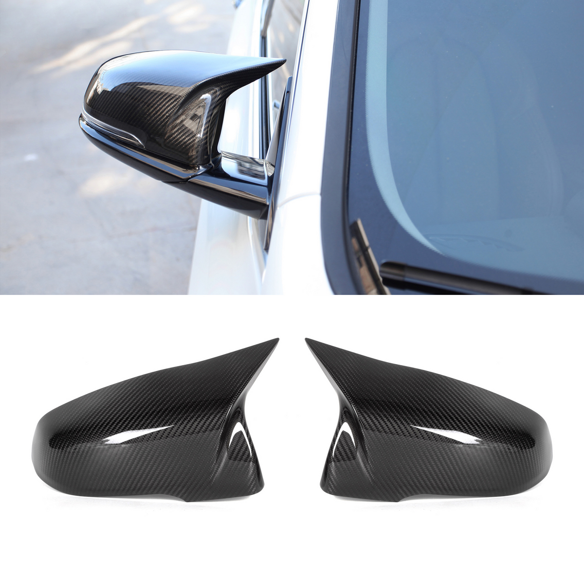 Karbonowe Obudowy Lusterek BMW F40/F52/F44/F39/G29/SupraA90 M-Style
