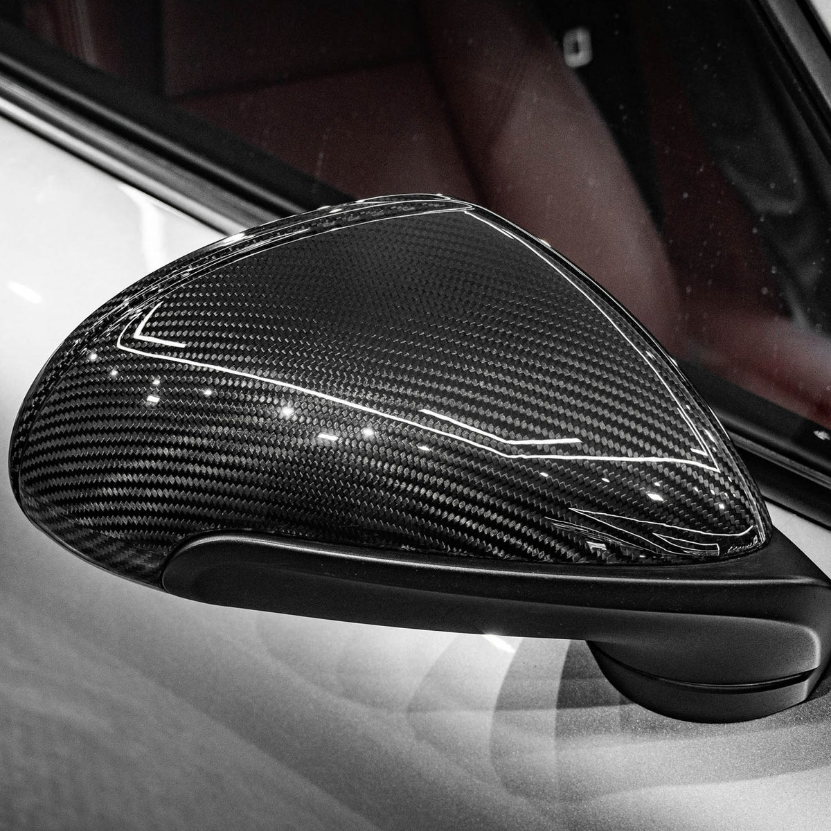 Karbonowe Nakładki na Lusterka Porsche 911 991 / 981 Boxster 13-16 – Styl OEM/Carbon Fiber