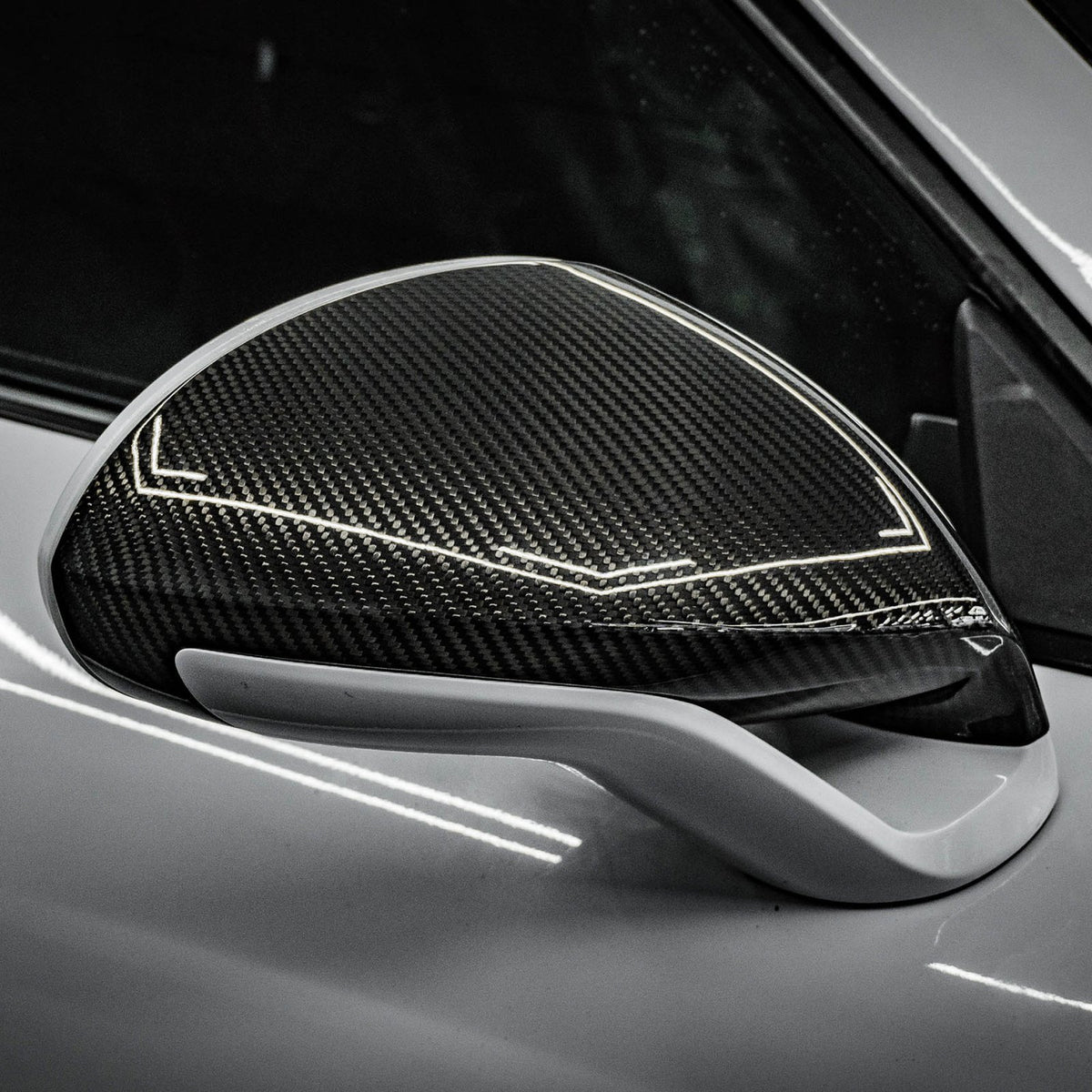 Karbonowe Nakładki na Lusterka Porsche 911 991 RS / 981 Boxster 13-16 – Styl OEM/Carbon Fiber