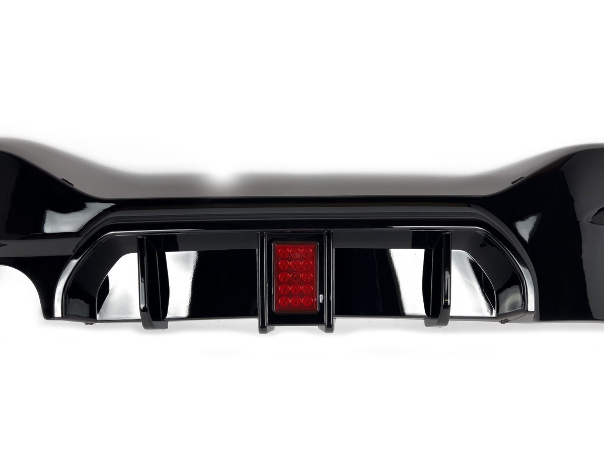 Dyfuzor Tylny BMW F20 / F21 LCI Competition Style LED Czarny Połysk (2015–2019) 00--