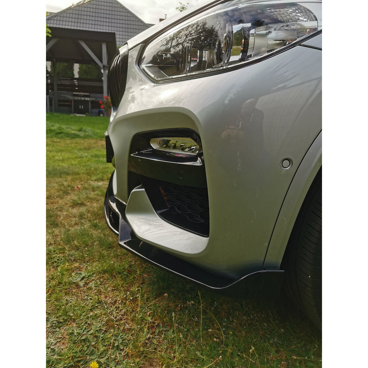 Dokładka Splitter Przód do BMW X3 G01 (2017–2021) M-Performance – Czarny Połysk