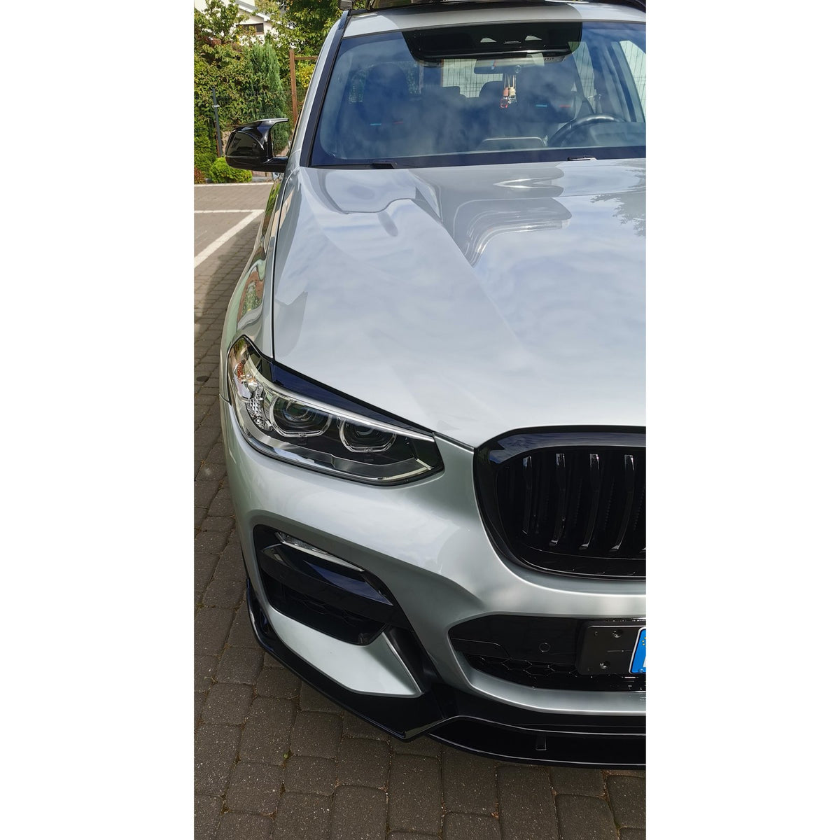 Dokładka Splitter Przód do BMW X3 G01 (2017–2021) M-Performance – Czarny Połysk