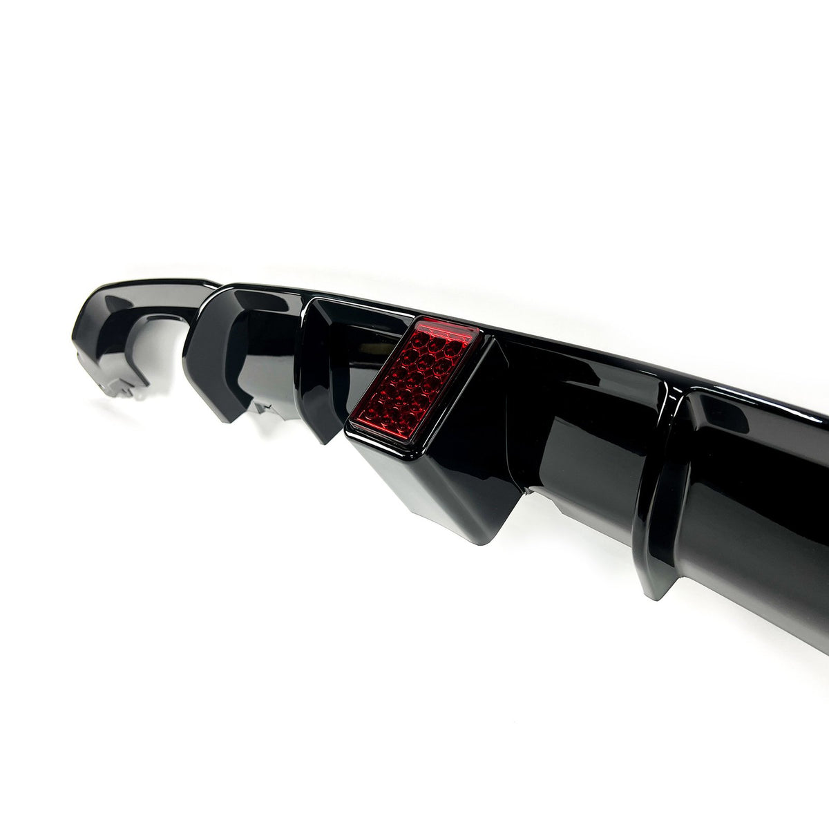 Dyfuzor Tylny BMW F30 / F31 LED M-Look Czarny Połysk (0-0) 2012-2019