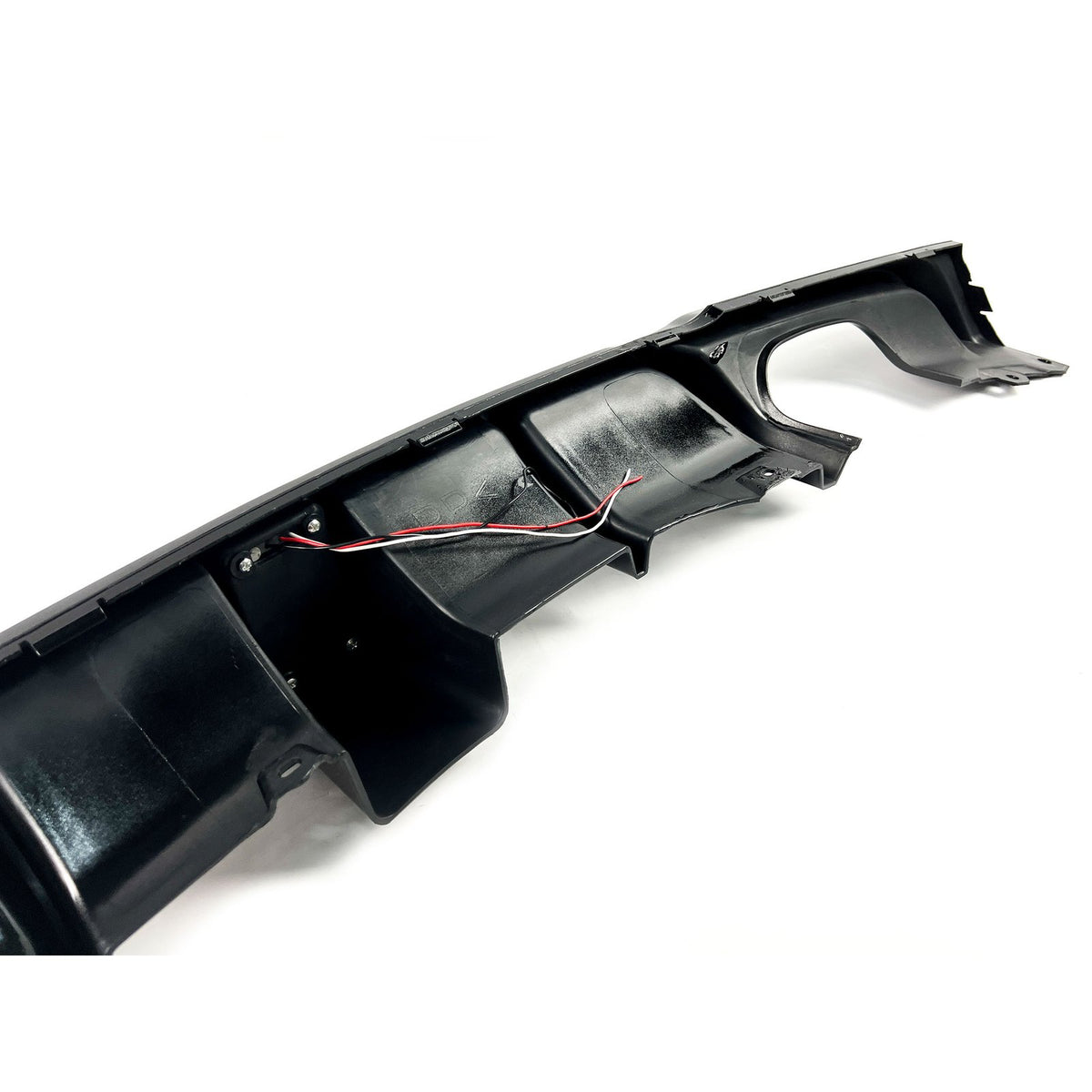 Dyfuzor Tylny BMW F30 / F31 LED M-Look Czarny Połysk (0-0) 2012-2019