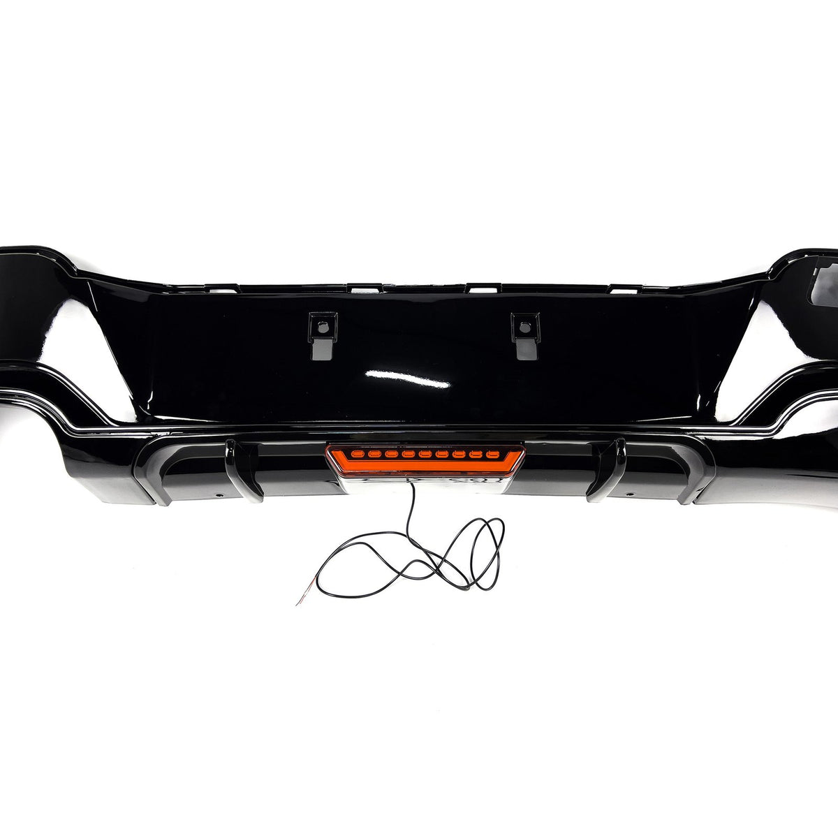 Dyfuzor Tylny BMW F20 / F21 (2011-2015) PRE-LCI LED Czarny Połysk (0--)