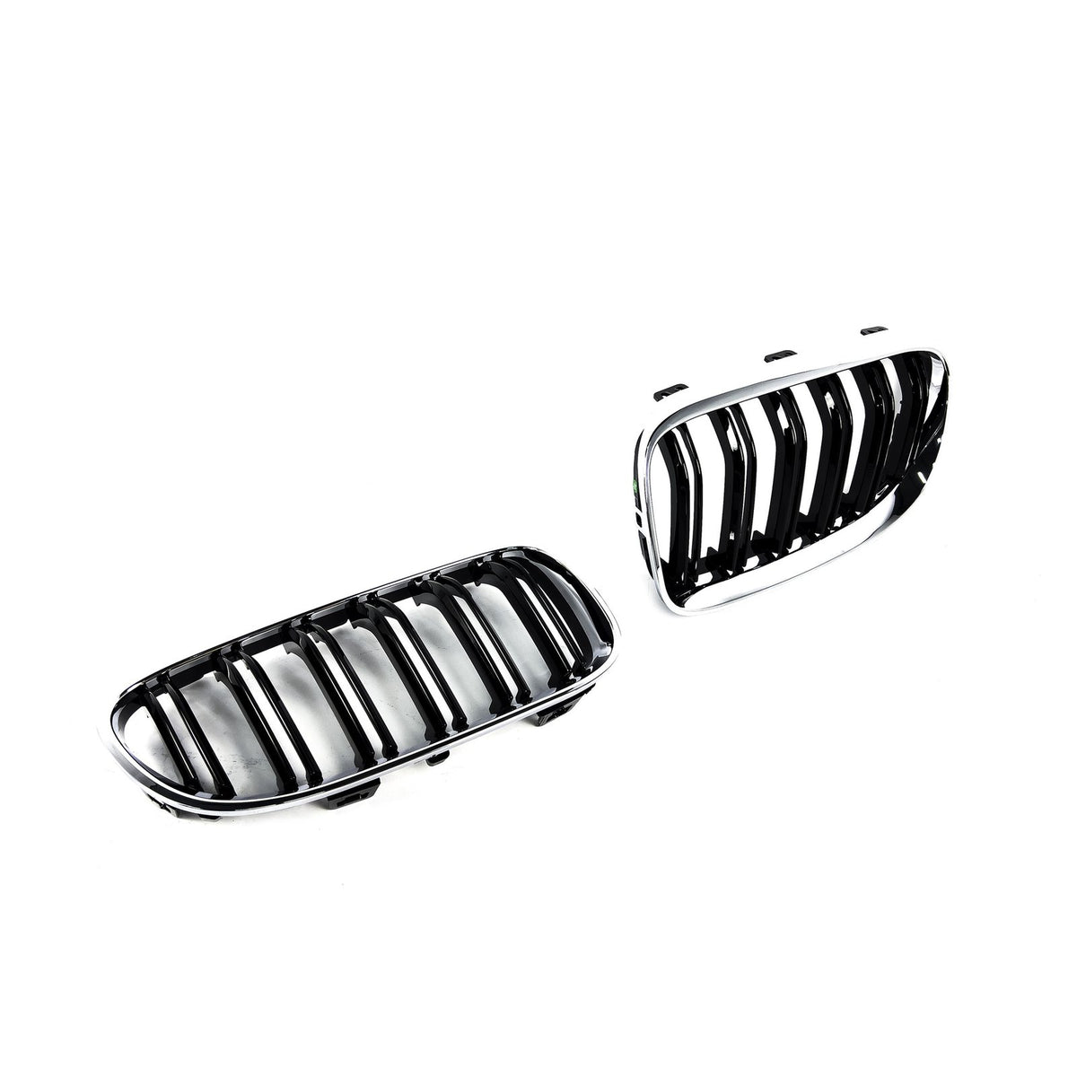 Atrapa Nerki Grill BMW E92 E93 (2010-2013) LCI | Czarny Połysk + Chrom