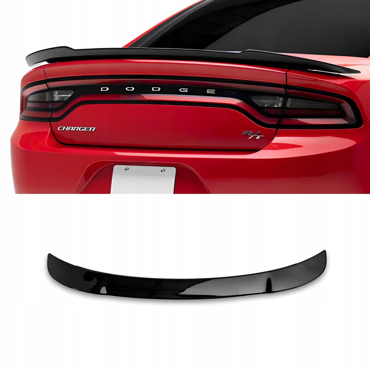Lotka Spoiler Dodge Charger SRT (2011–2023) Hellcat-Style Czarny Połysk