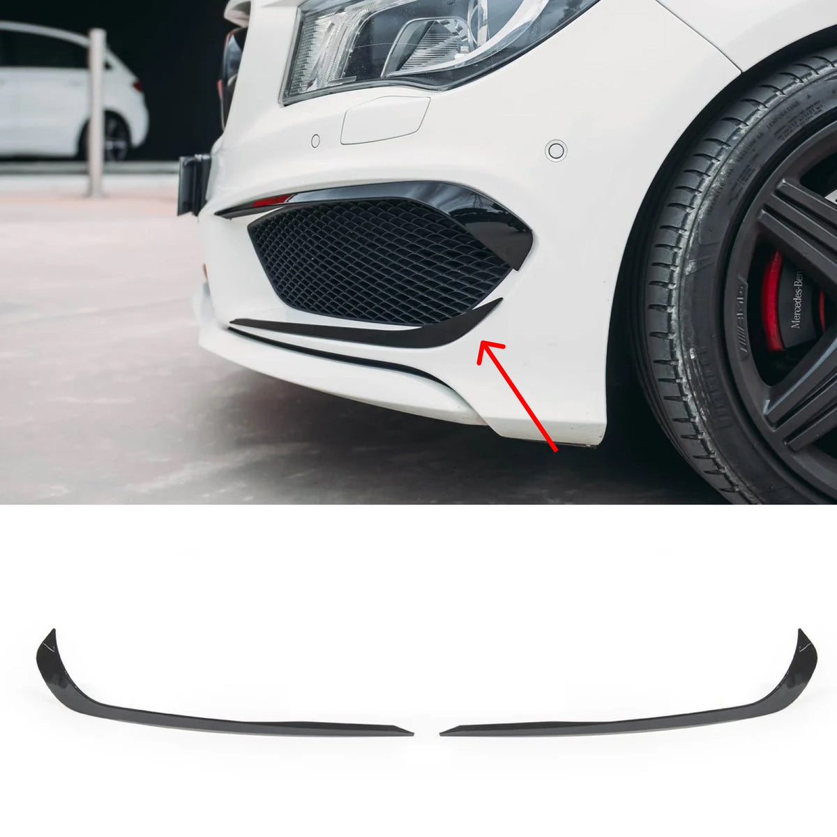 Canardy Dolne C117 X117 Sport Package & CLA45 AMG 2013-2019