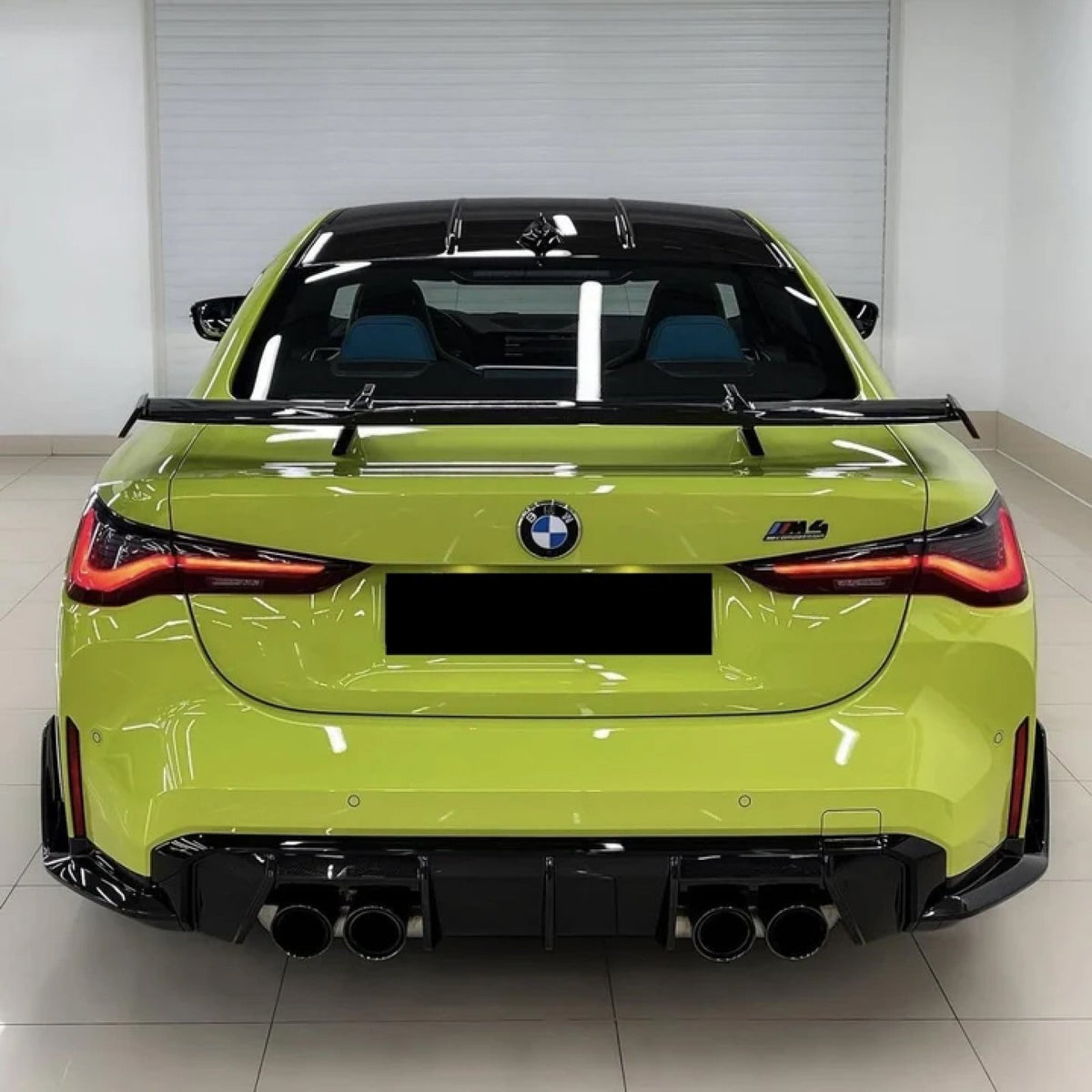Spoiler Skrzydło Lotka BMW G20 G80 G82 M-Performance Style Czarny Połysk