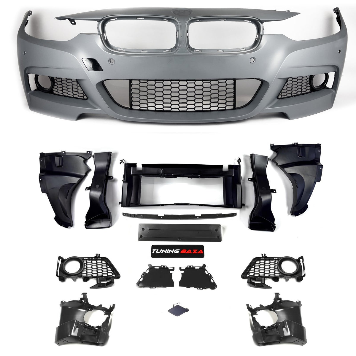 Zderzak Przedni BMW Serii 3 F30 F31 M-Tech / M-Pakiet (PDC + Kratki Przeciwmgielne)