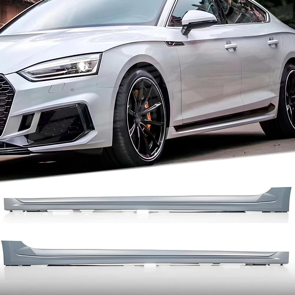 Progi Boczne Audi A5 F5 / S5 / S-Line – RS5 Styl, 2016–2020 Przedlift