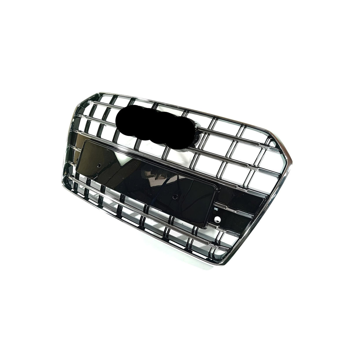 Atrapa Grill AUDI A6 C7.5 (2014–2018) LCI S6 Style Srebrny + Czarny Połysk | 1:1 zamiennik