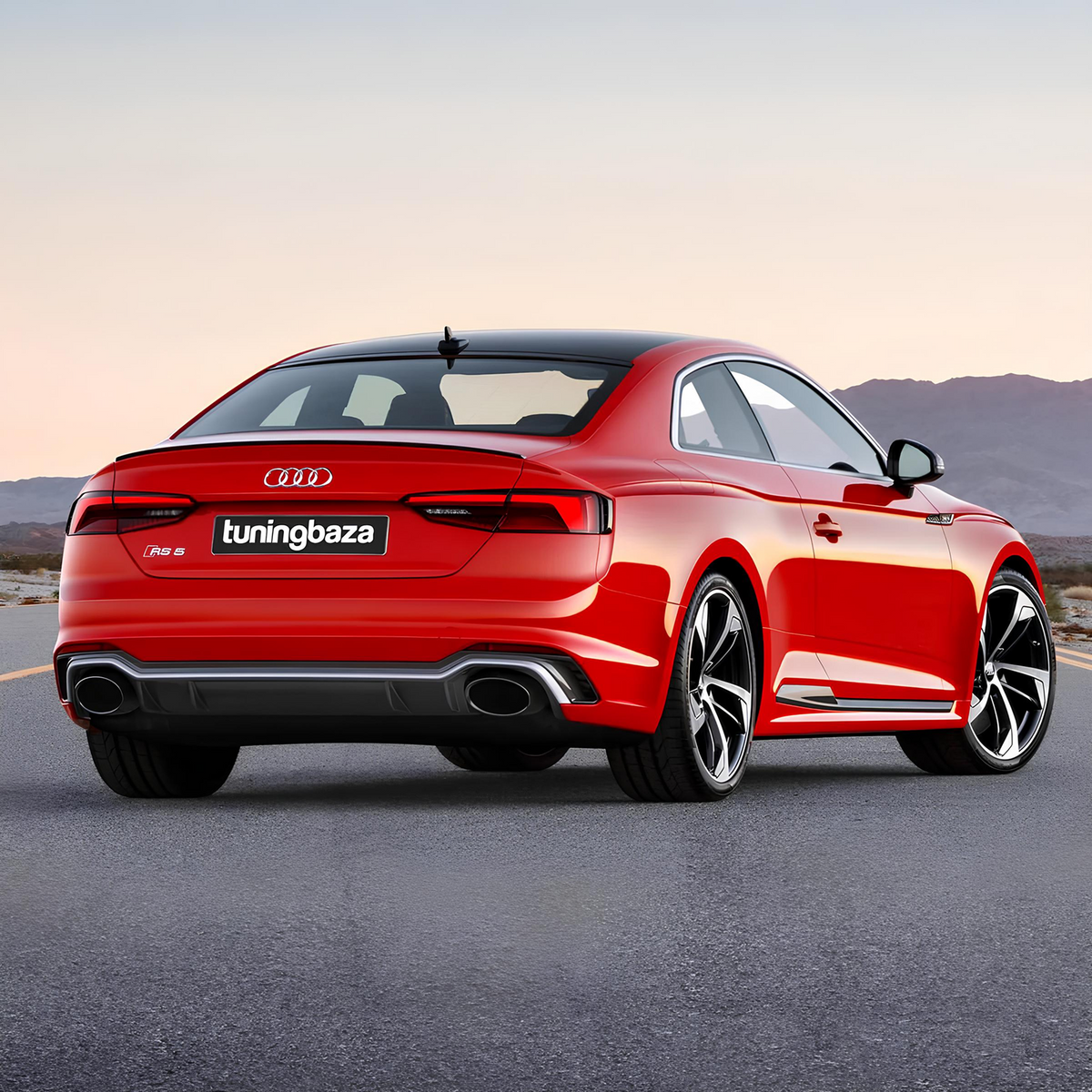 Tylny Zderzak Audi A5 F5 S5 RS5 Style Coupe/Cabriolet (2016–2020, 2D)
