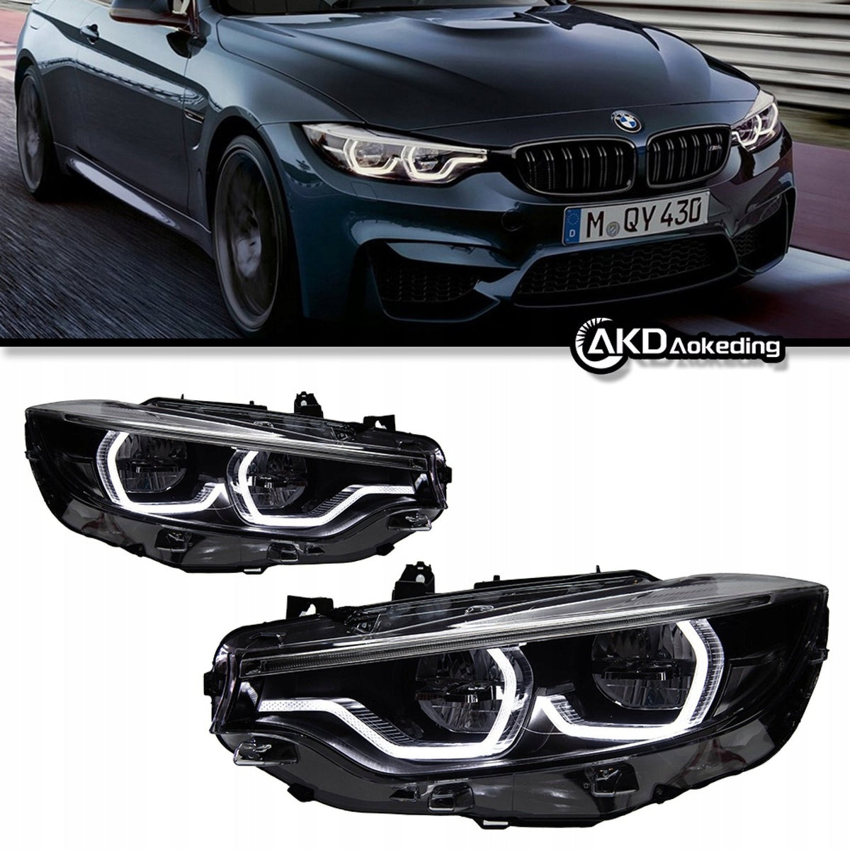 LED Lampy Reflektory Retrofit do BMW F32/F36/F80/F33 (2013-2015)
