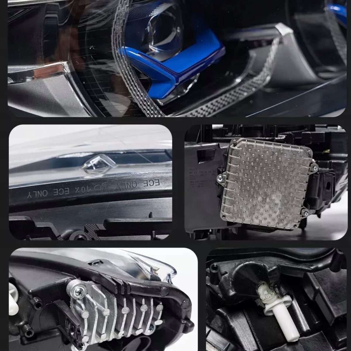 Reflektory LED Laser Retrofit w Stylu G Series do BMW F32 F36 F80 F82 F83 F33 (2013-2015) – 8 PIN EU