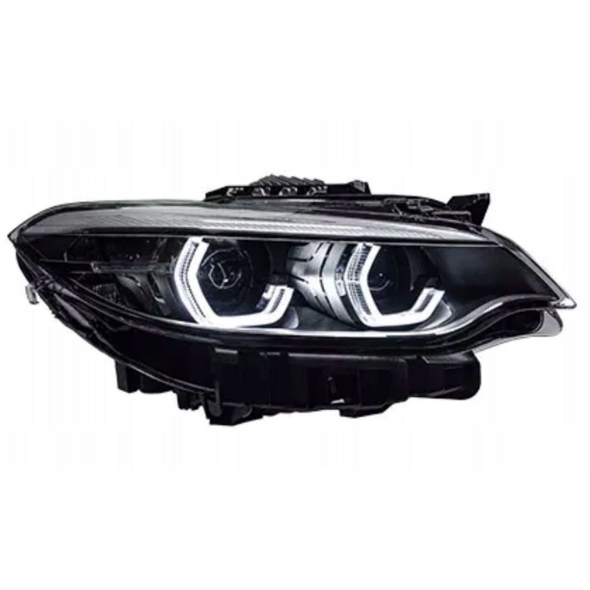 Reflektory LED do BMW F22 Seria 2 (2014-2019) Halogen do LED – Styl LCI z Angel Eyes