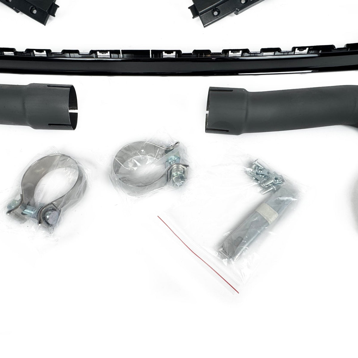 Dyfuzor Tylny z Końcówkami Wydechu do Audi Q8 F1 w Stylu SQ8 S-Line (2018–2023) Czarny Połysk