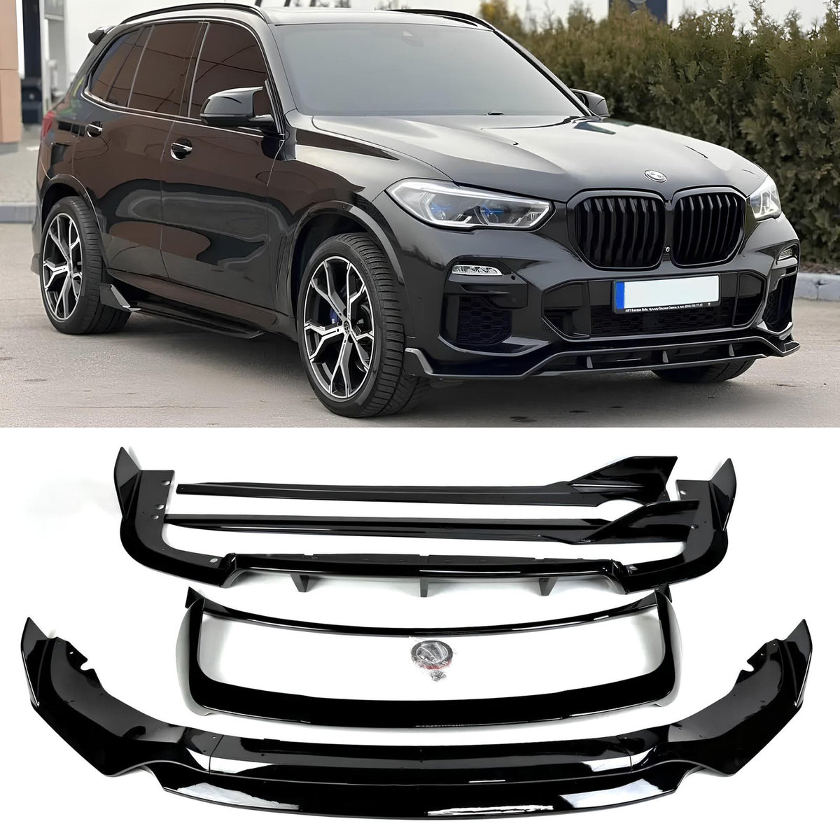Aerokit (Zestaw dokładek) BMW X5 G05 Black Knight Czarny Połysk (2019–2023)