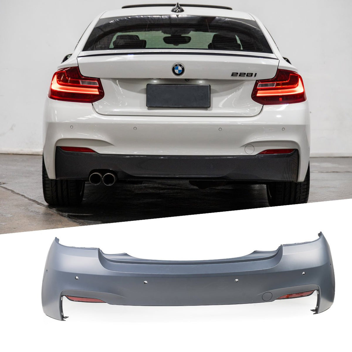 Bodykit do BMW F22 – Zderzak przód, tył, progi – M-Pakiet