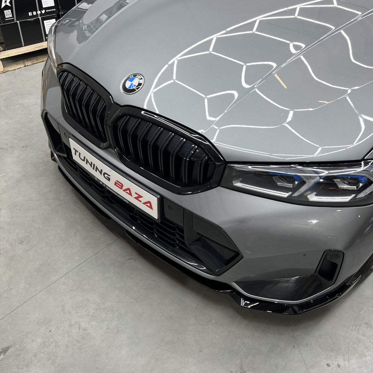 Dokładka Splitter Przód do BMW G20/G21 LCI 22–25 M-Performance – Czarny Połysk