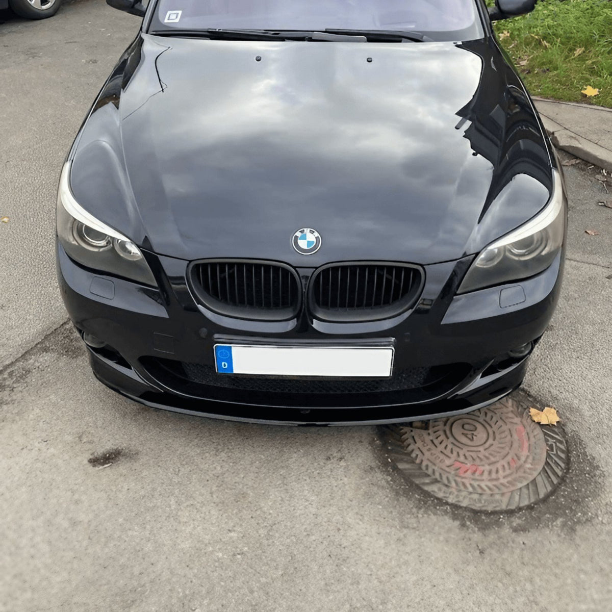 Dokładka Splitter Przód do BMW Serii 5 E60 (2003–2010) M-Performance – Czarny Połysk