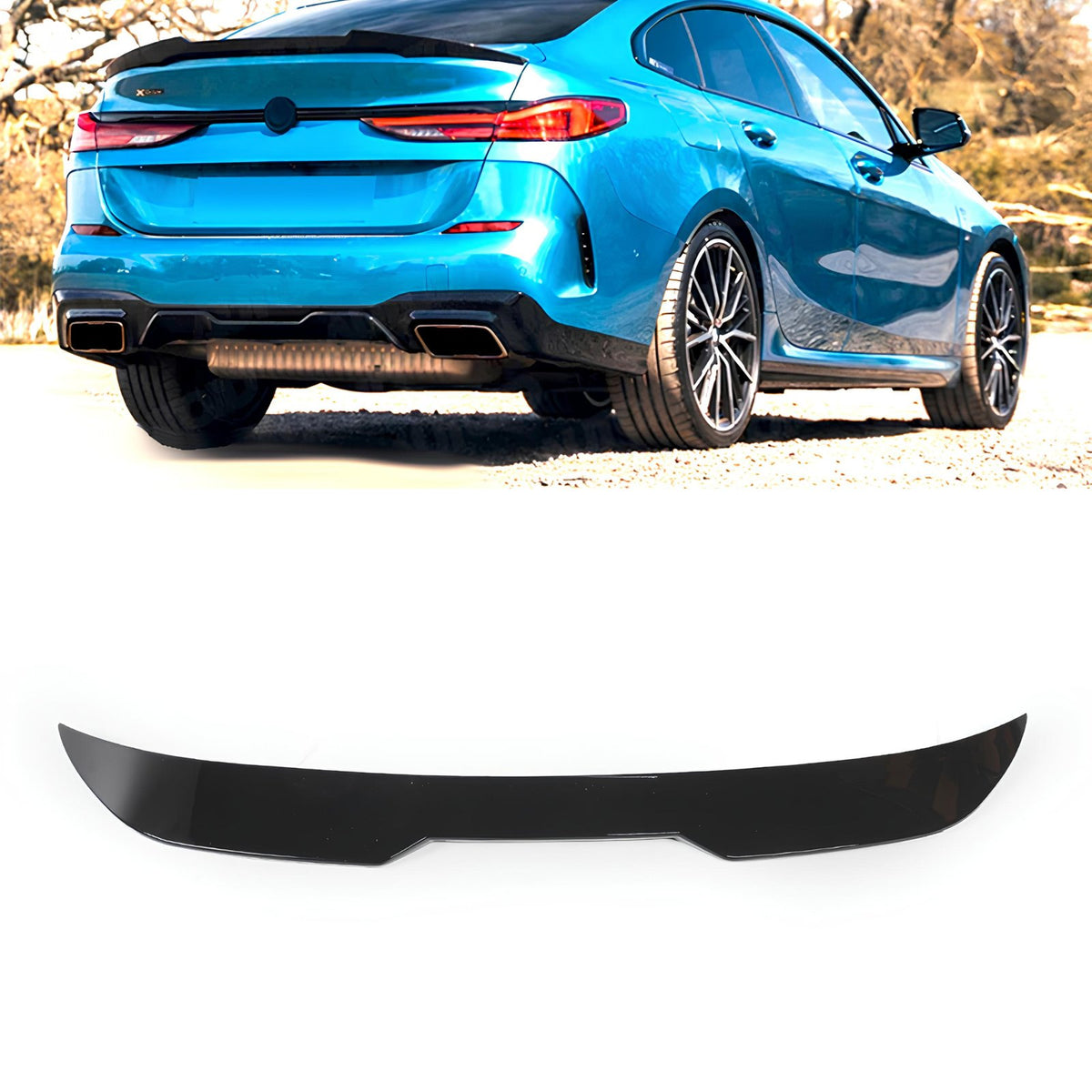 Spoiler | Lotka Klapy BMW Serii 2 F44 M-Performance Style Czarny Połysk (2019-2024)