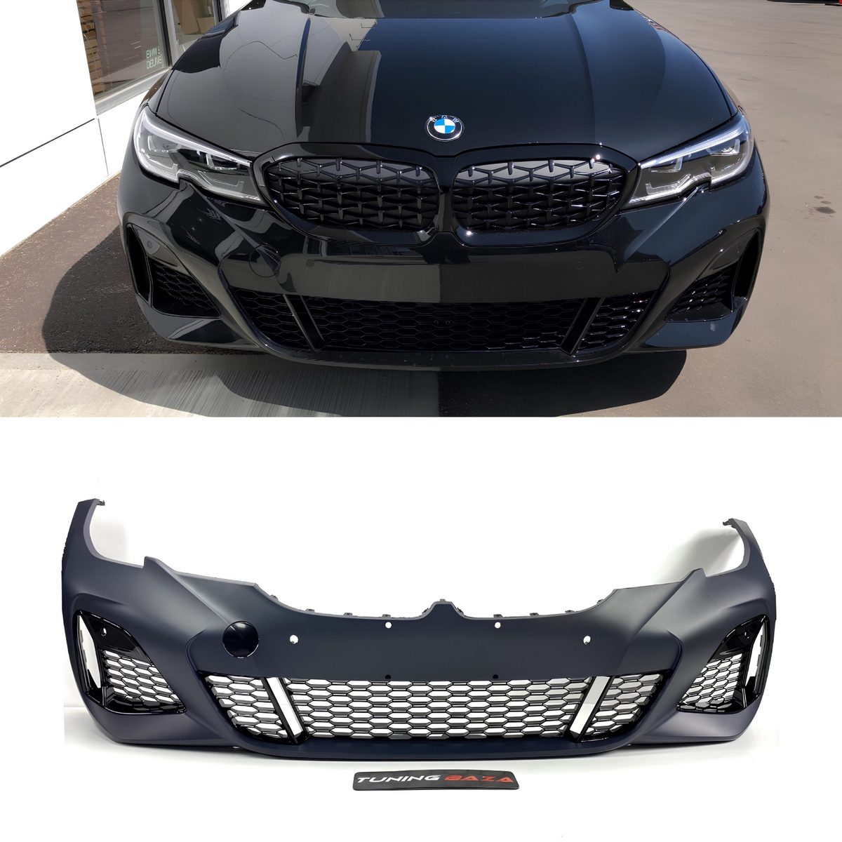 Zderzak Przedni BMW Serii 3 G20/G21 Pre-LCI M-Tech (2019–2021, 340i Look)