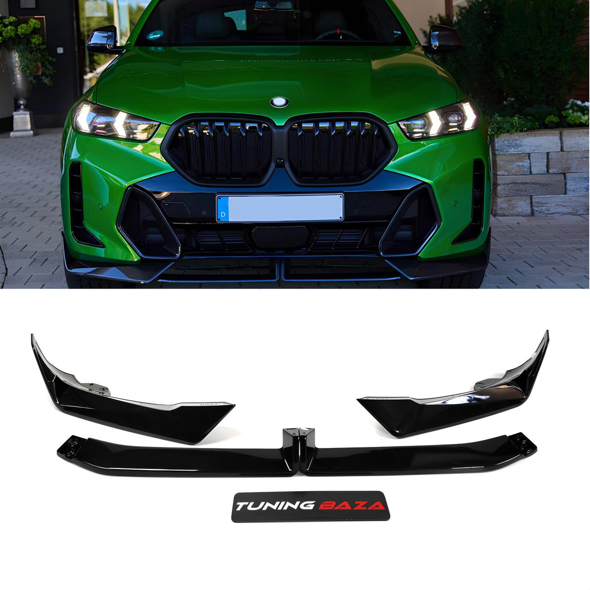 Aerokit (Zestaw dokładek) BMW X6 G06 LCI M-Performance Style Czarny Połysk (2023–2025)