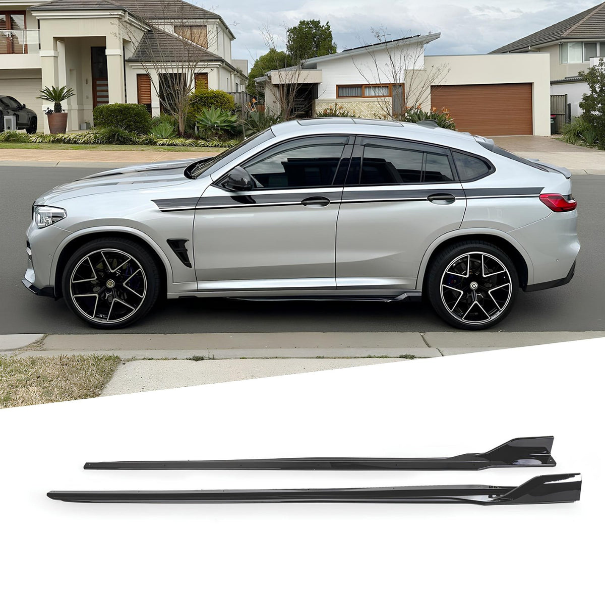 Aerokit (zestaw dokładek) BMW X3 G01 LCI Black Knight – Czarny Połysk (2022–2025) – tylko do M-Pakietu