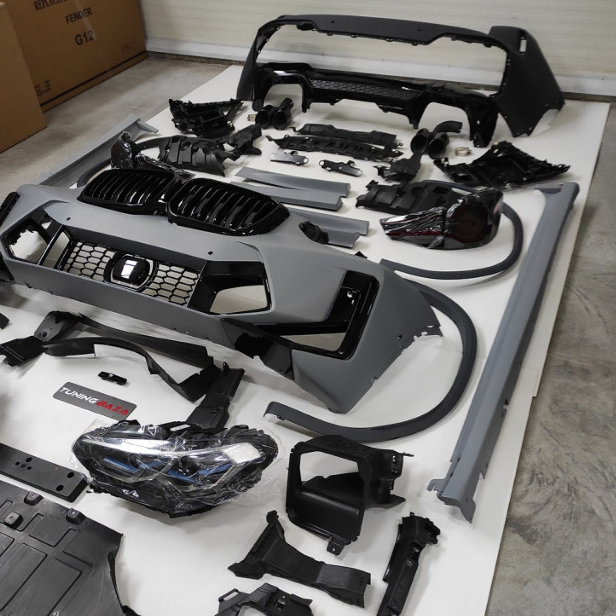 Bodykit BMW X3 G01 18-20 X3M F97 Look + Lampy Przód/Tył + Końcówki Wydechu