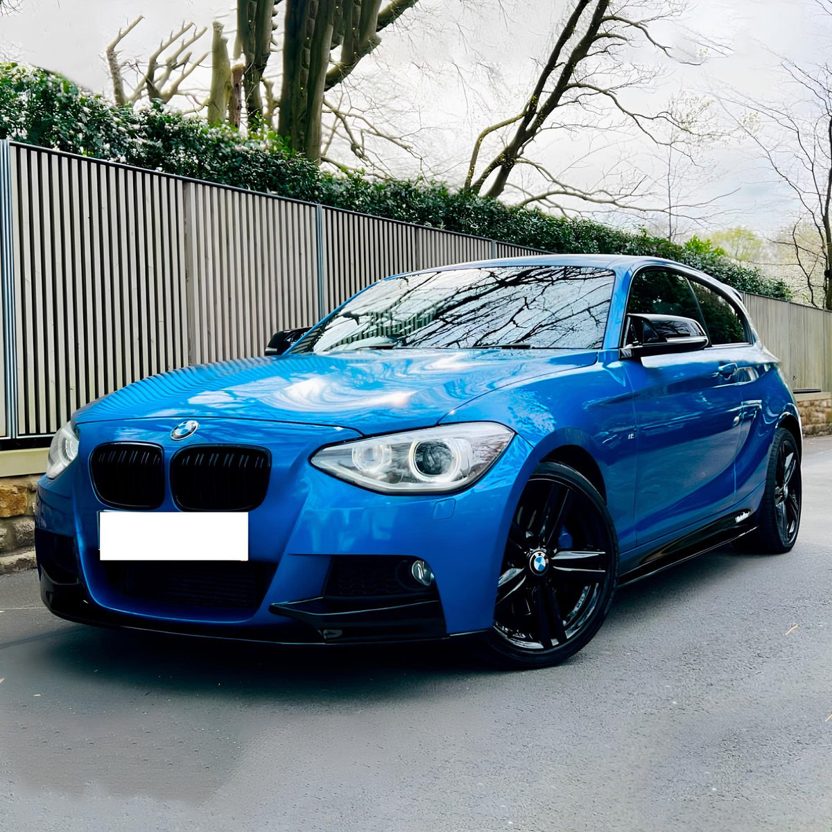 Dokładka Splitter Przód do BMW Serii 1 F20/F21 (2011–2015) M-Performance – Czarny Połysk
