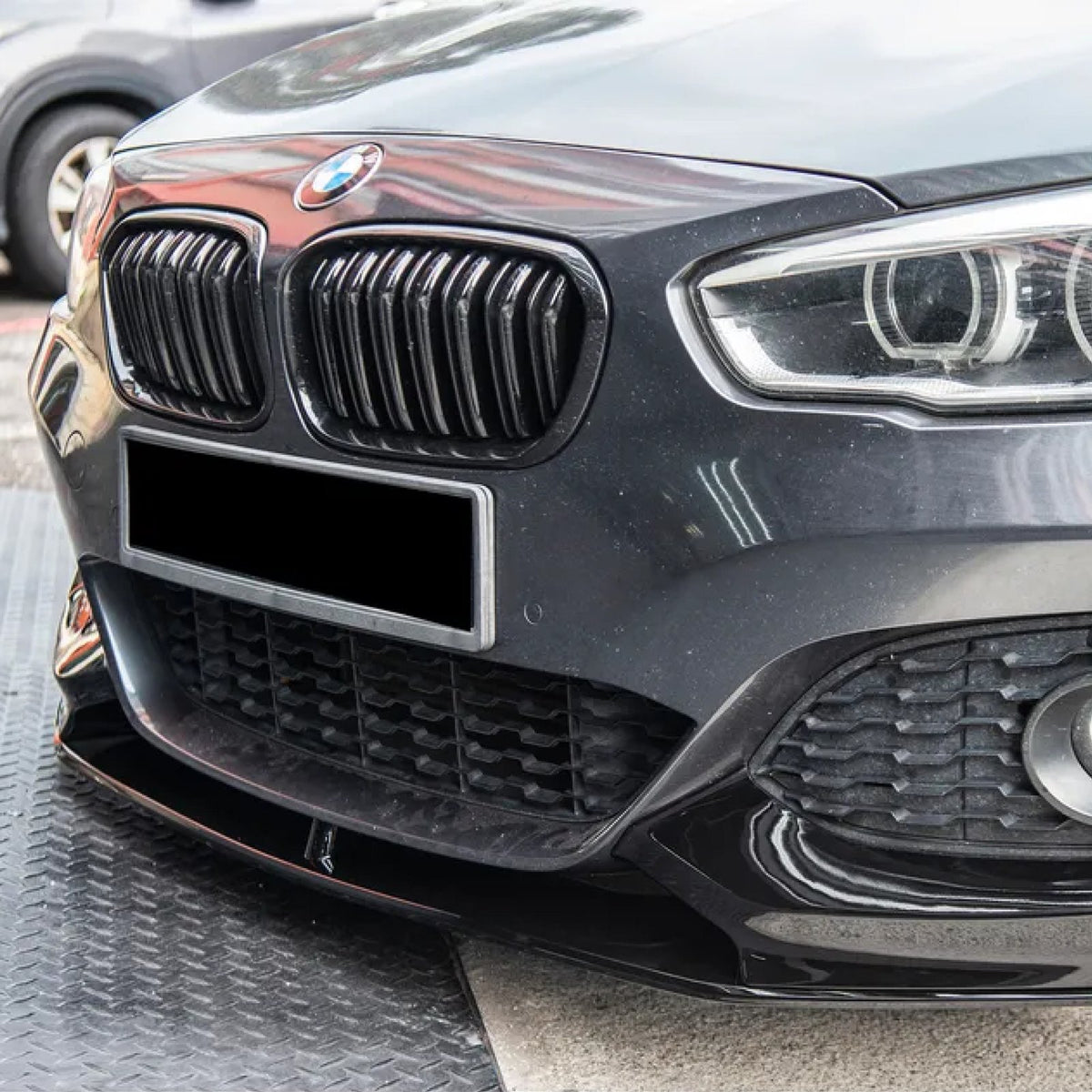 Dokładka Splitter Przód BMW F20 / F21 M-Performance Czarny Połysk (2015–2019)