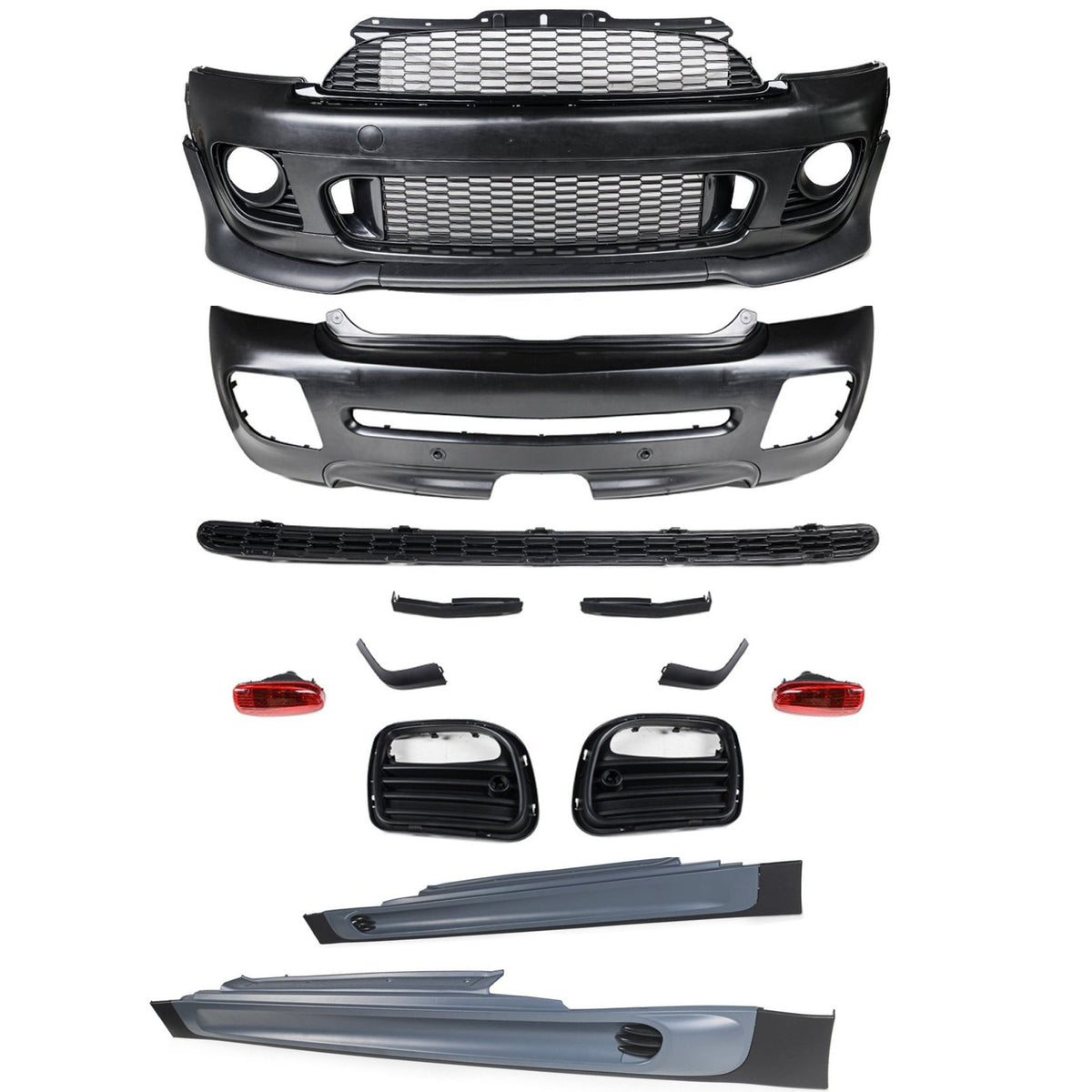 Bodykit Mini Cooper R56 / R57 / R58 JCW Style (2007–2013) – Zderzaki + Progi