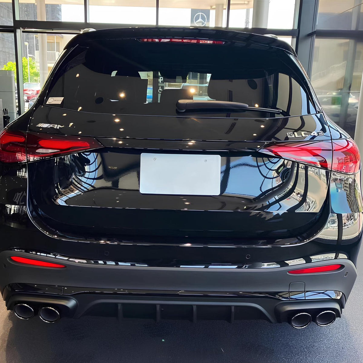 Dyfuzor Tylny Mercedes GLC X254 C43 AMG Style z Końcówkami Wydechu (2023+) 00--00