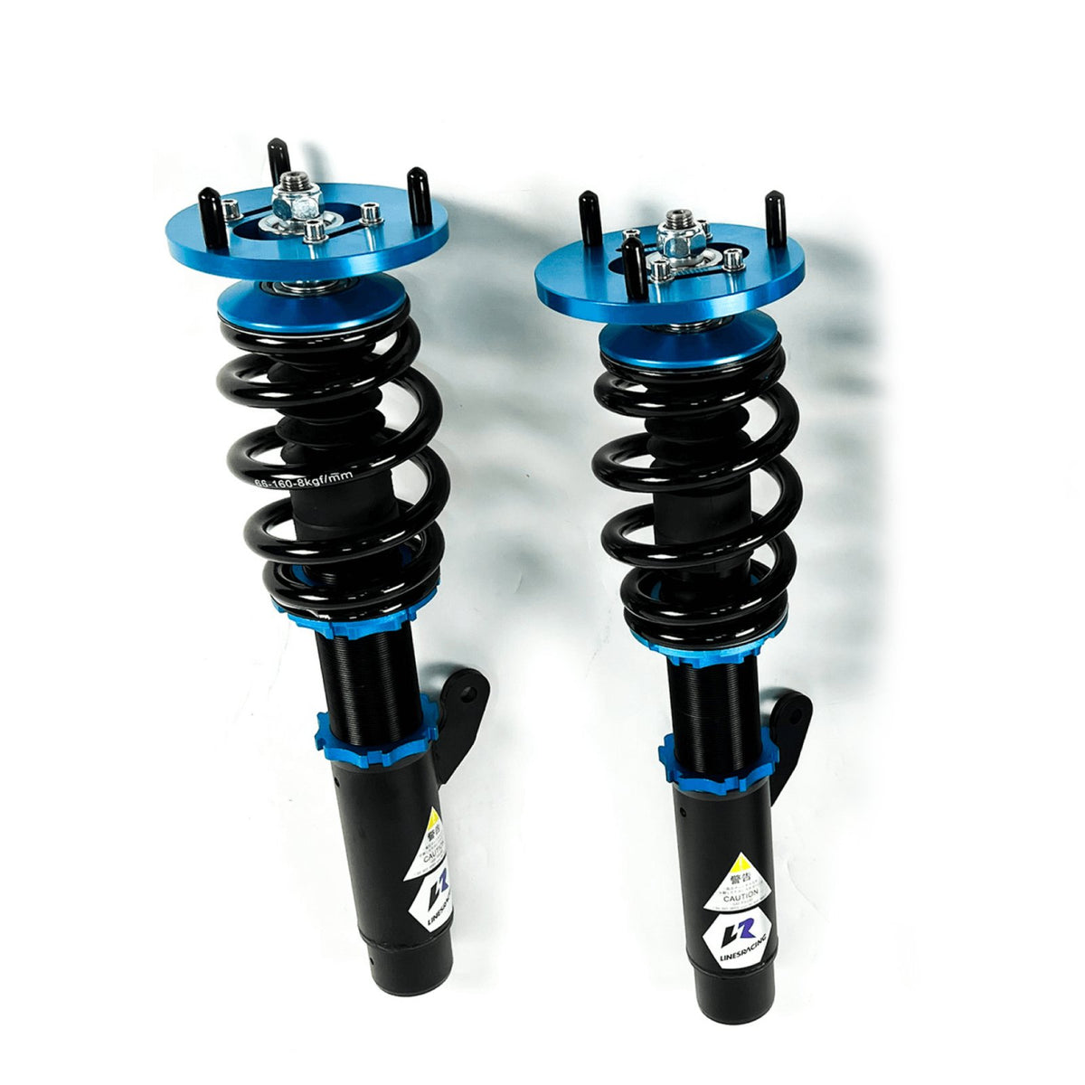 LINES RACING zestaw regulowanych coiloverów PRZEDNICH full-tap do BMW E46