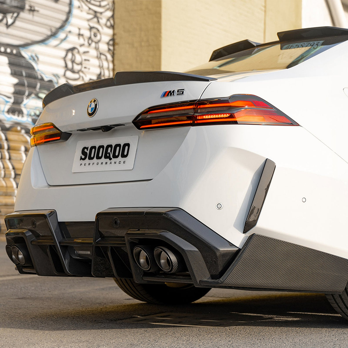 Karbonowy Dyfuzor BMW M5 G90 / G99 (2024+) SOOQOO – SQ-B Style