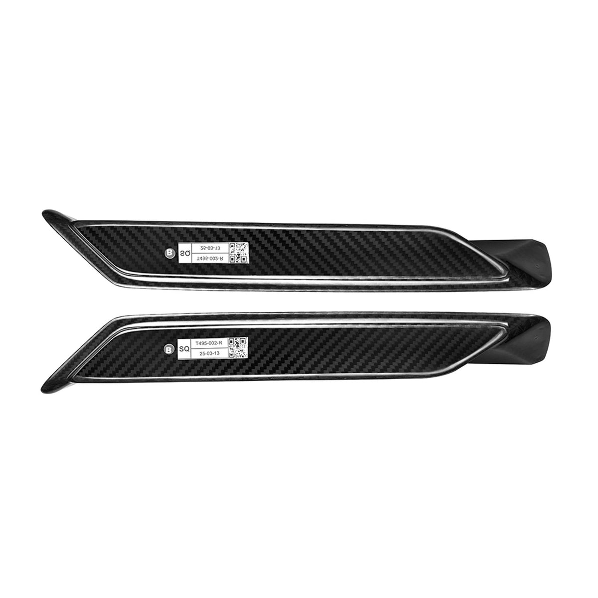 Karbonowe Nakładki na Odblaski BMW M5 G90 / G99 SOOQOO Styl (Dry-Carbon)