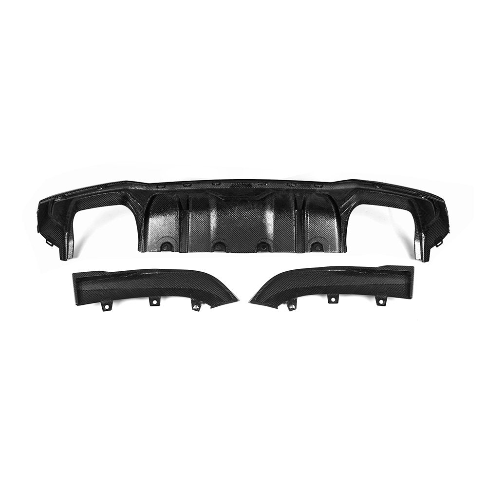 Karbonowa Dokładka Spoiler Dyfuzor Tylny BMW G22 G23 SQ Style