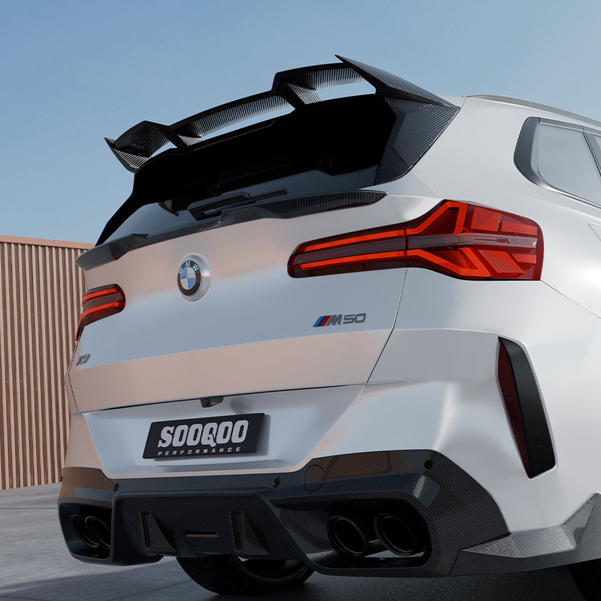 Karbonowa Lotka Środkowa BMW X3 G45 SOOQOO Style (Dry-Carbon)
