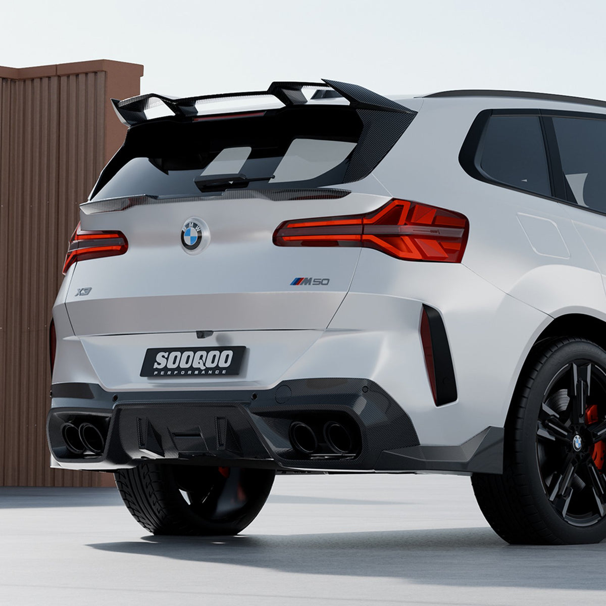 Karbonowa Lotka Środkowa BMW X3 G45 SOOQOO Style (Dry-Carbon)