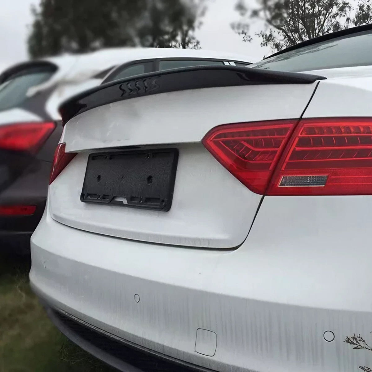 Spoiler Lotka Klapy Bagażnika Audi A5 / S5 8T (2007-2016) Coupe Caractere-Style Czarny Połysk