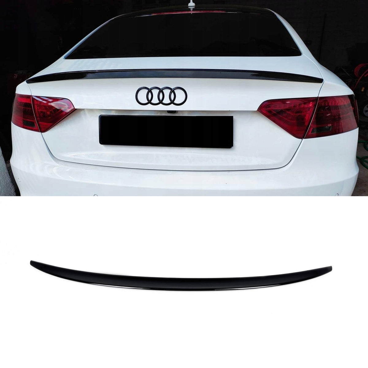 Spoiler Lotka Klapy Bagażnika Audi A5 / S5 B8 8T3 (2007-2016) Coupe Czarny Połysk
