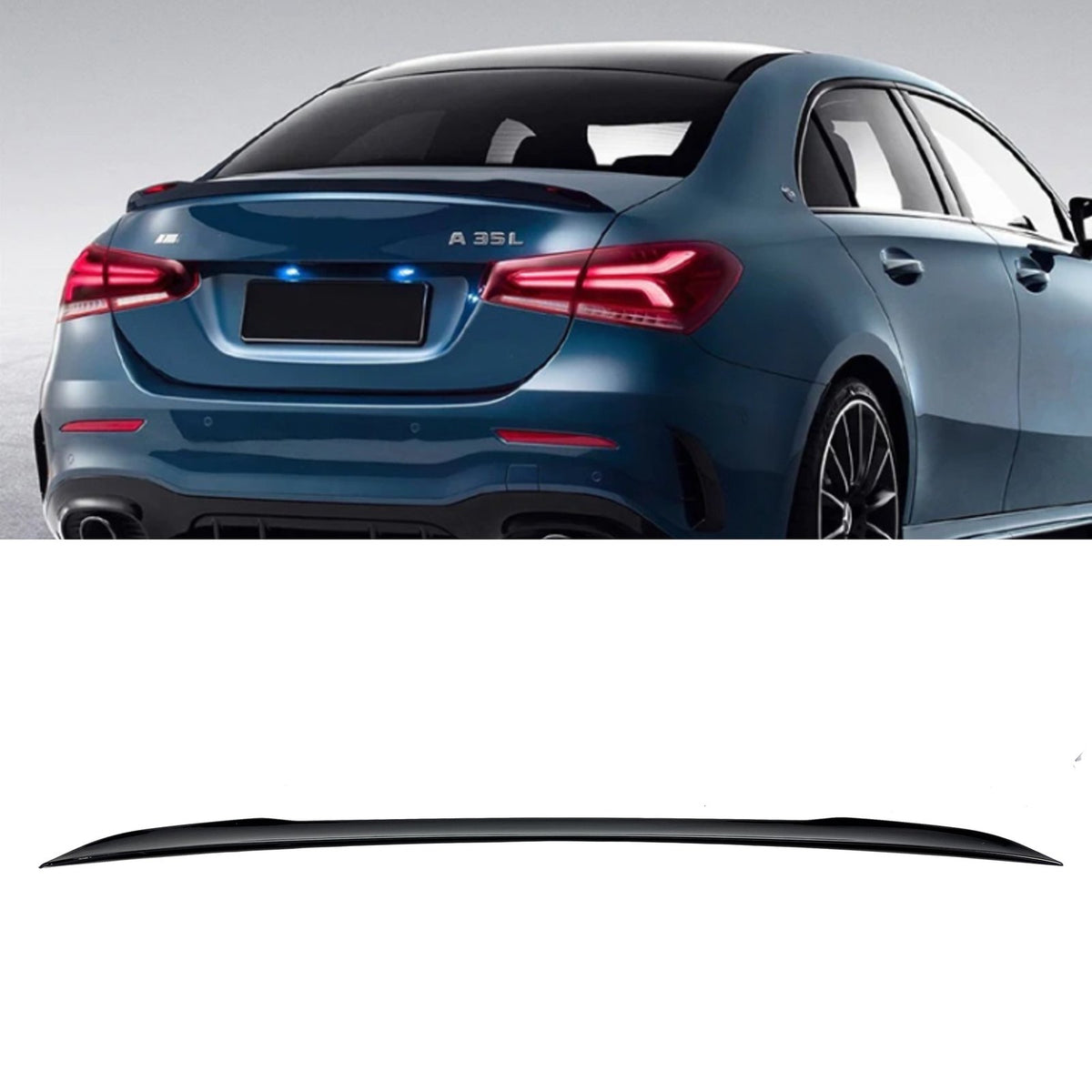 Spoiler Lotka Klapy Mercedes V177 Sedan (2018-ON) A35-Style Czarny Połysk