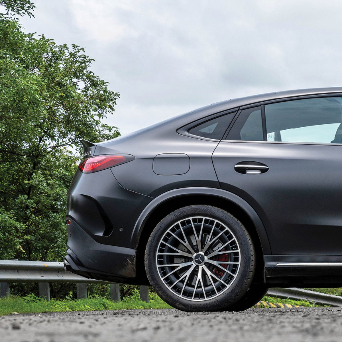 Spoiler Lotka Klapy Mercedes GLC C254 Coupe (2022+) AMG-Style Czarny Połysk