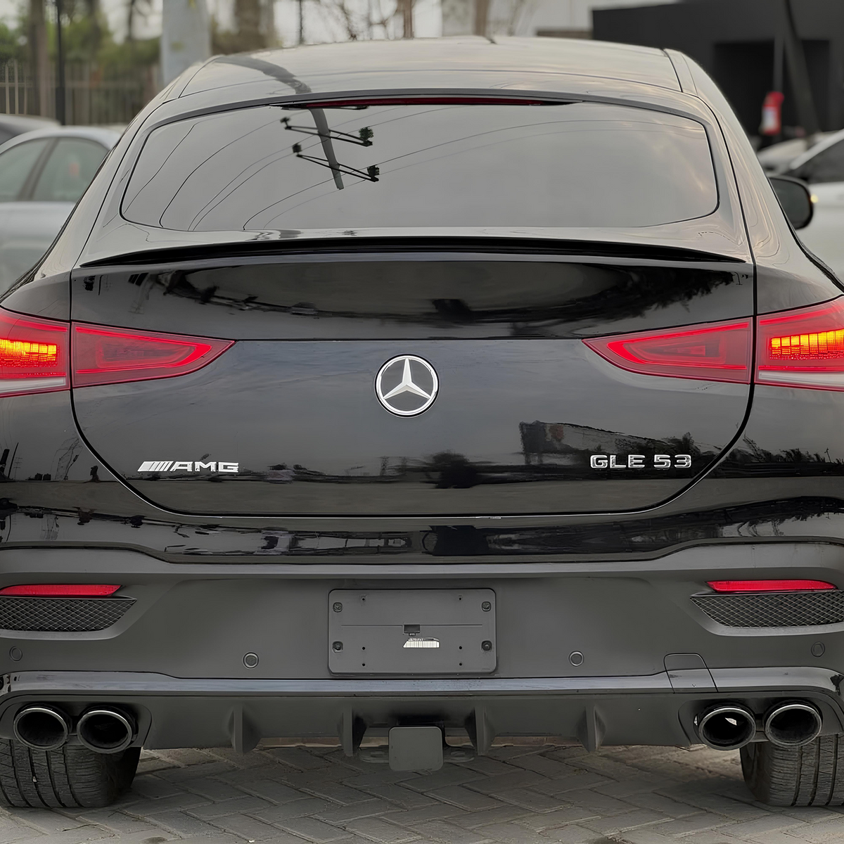 Spoiler Lotka Klapy Mercedes GLE C167 Coupe (2018+) AMG-Style Czarny Połysk