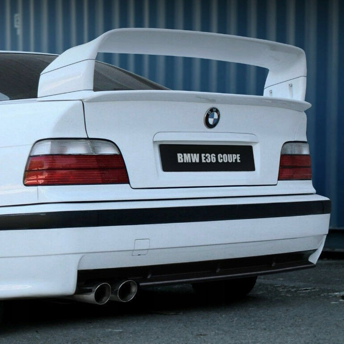 Spoiler | Skrzydło Klapy Bagażnika BMW E36 GT Class 2 Style Czarny Połysk (1990-1999)