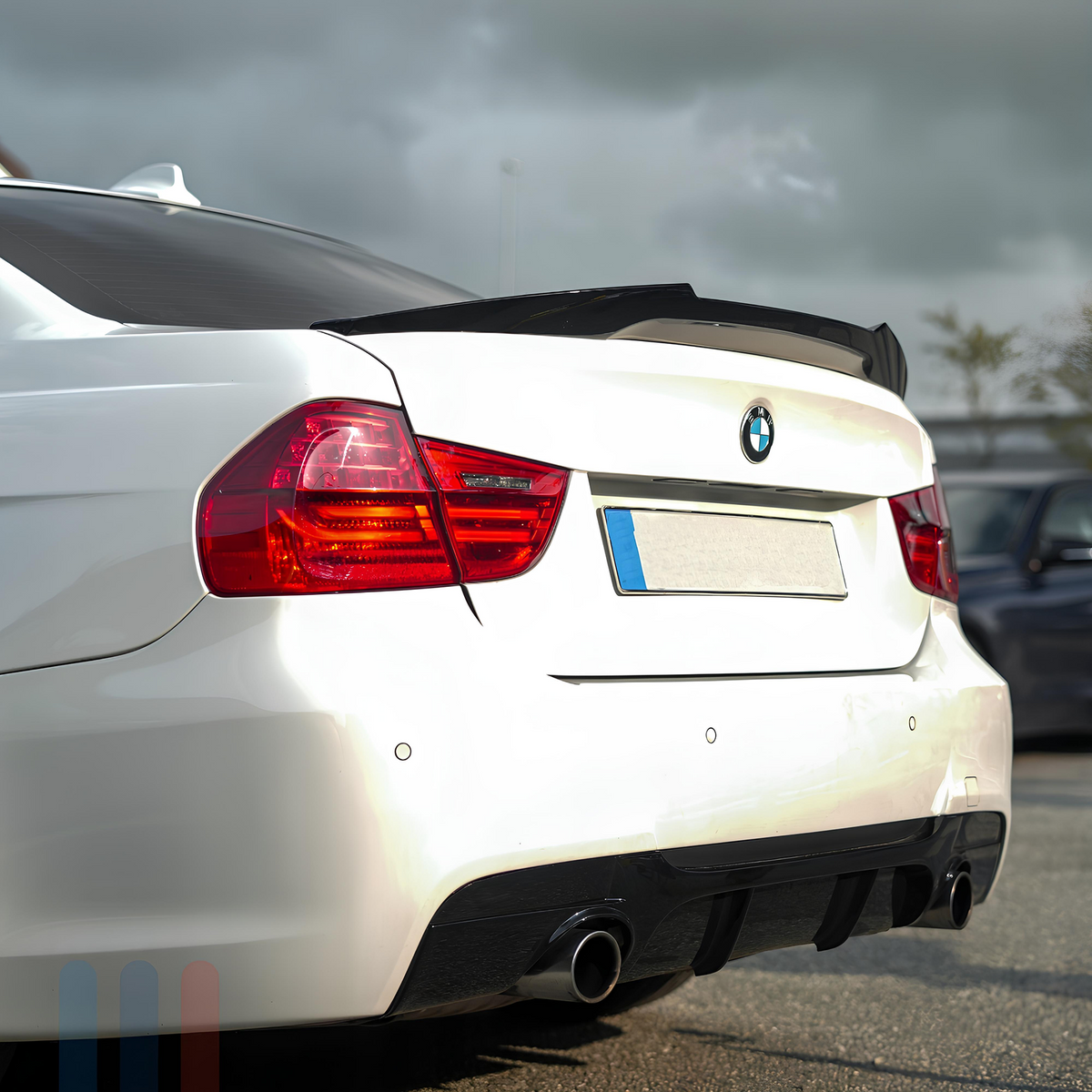 Spoiler Lotka Klapy BMW E90 / M3 | M4 Style Czarny Połysk (2005-2012)